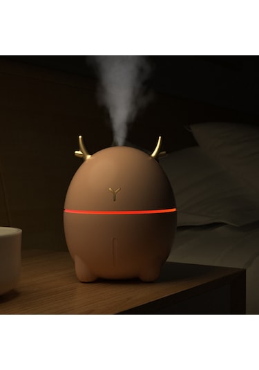 Wezone Ev, Ofis Ve Araç İçin 200ml Mini Nemlendirici - Otomatik Kapatma Fonksiyonu, Nemli Hava Ve Cilt Bakımı - Beyaz