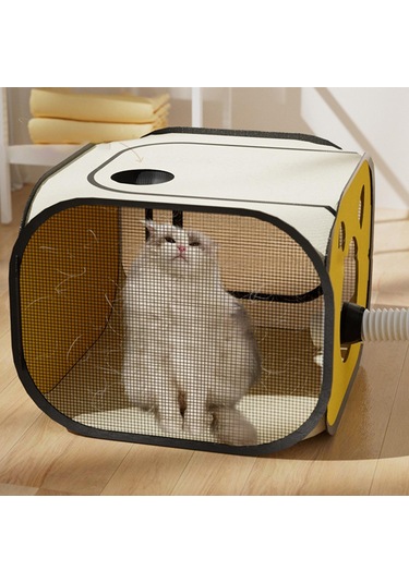 Homyl Evcil Hayvan Kurutma Kutusu Çok İşlevli Temiz Bakım Evi