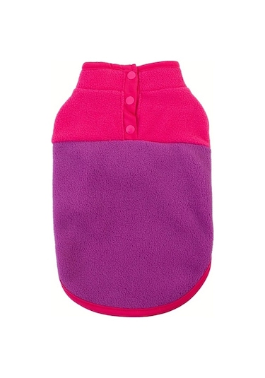 Maxaccess Pembe L Mevsimlik Küçük Köpek Kapüşonlu Süveter Yumuşak Polar Astarlı