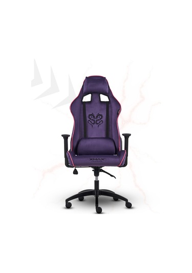 Rio Plus Balerion Terletmez Kadife Kumaş Mor Gaming Oyuncu Koltuğu -4 Mor