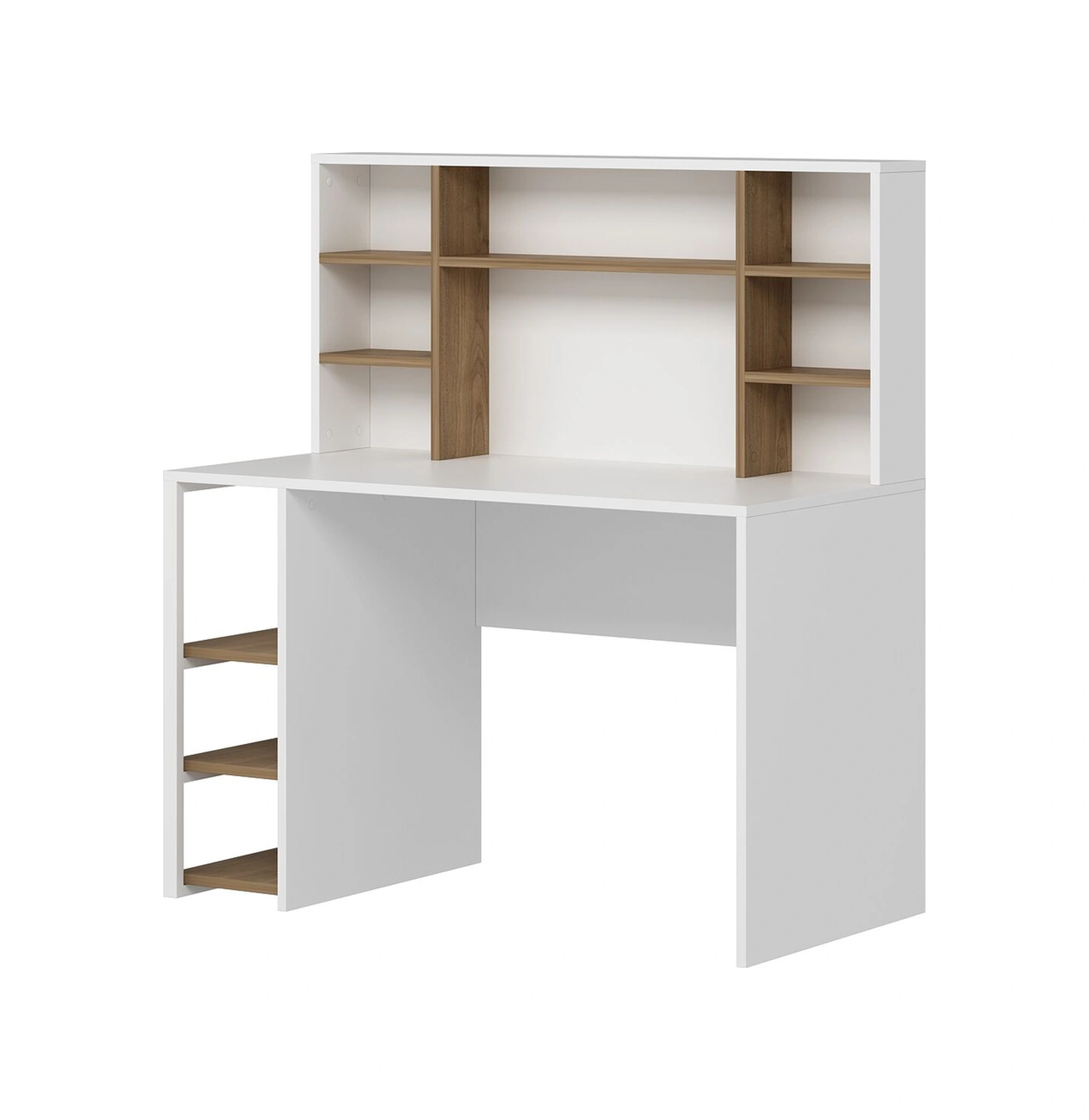 Liora Çalışma Masası - Beyaz/rahle Çok Renkli