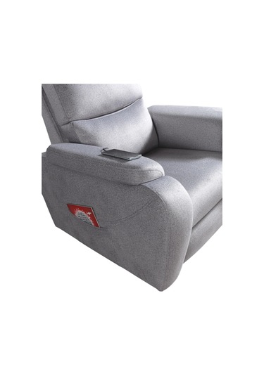 Alis Tekli Berjer Rehome Tekli Tv Koltuğu 75x90x105 Cm Gri