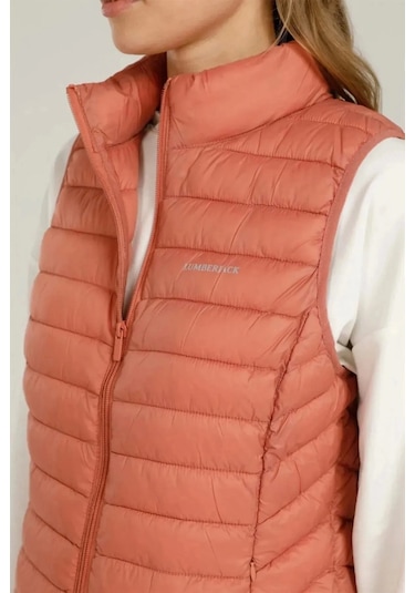 Lumberjack Wb Vest 4sn34 Kadın Yelek - Terracota Gül Kurusu