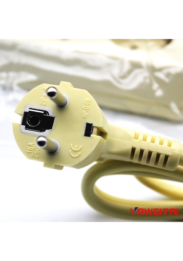 Joyjadehub Güç Kablosu Ve Anahtarlı Avrupa Tarzı Mobil Güç