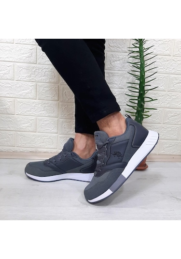 U.s.polo Janko Gri Faylon Hafif Taban Erkek Spor Ayakkabı Gri