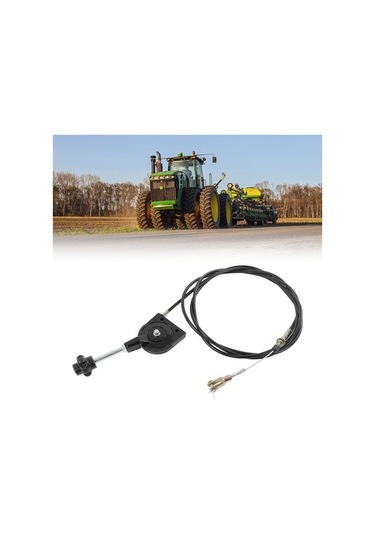 Pazly 3 Metre Manuel Gaz Kontrol Kablosu - Ekskavatör Ve Mikser Kamyonu İçin, Dayanıklı Pu Ve Paslanmaz Çelik