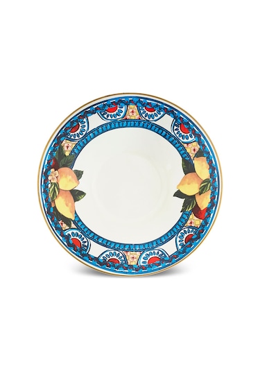 Karaca Amalfi Emaye Ayaklı Meyvelik 30 cm