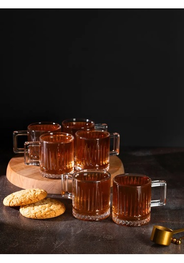 Purecrystal 6'lı Çay Ve Kahve Fincan Seti 420183410 Beyaz