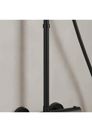 Milardo 30 Cm Duş Başlığı Uzatma Çubuğu 313317348 Siyah Mat