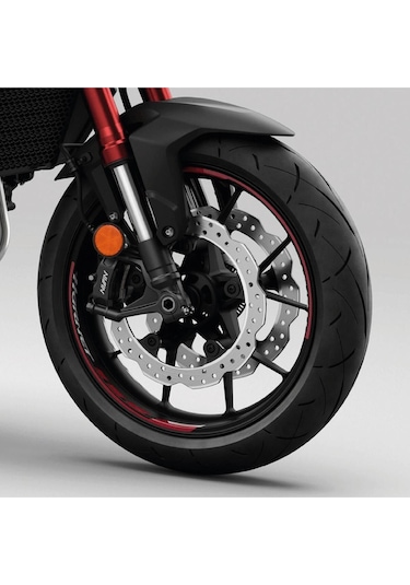 Honda Hornet 750 Sticker Jant İç & Dış  Jant Sticker Etiket Modeli - Kırmızı