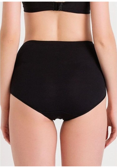 Magic Form 851 Beli Dantelli Yüksek Bel Hamile Külotu - Siyah Siyah