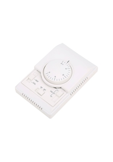 Yaozixa Duvar Tipi Mekanik Sıcaklık Kontrolörü, Merkezi Klima Termostatı, 10-30 C Aralığı, Ac220v, Fan Ve Valf Otomatik Kontrolü