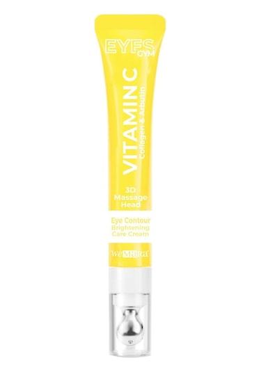 Wemara Vitamin C & Brightening Sarı Masaj Başlıklı Göz Kremi 18 Ml