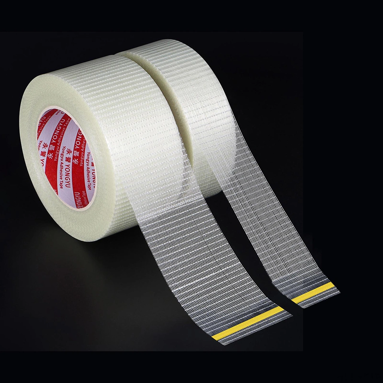 Yifomall Fiberglas Paketleme Bandı - Taşınma Ve Depolama İçin Dayanıklı, Şeffaf, 50mmx5m - Mobilya, Oyuncak Ve Koli Ambalajı Güçlendirici Beyaz