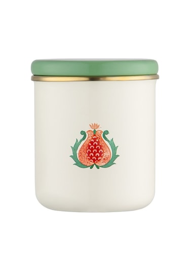 Emsan Nar Emaye Orta Düz Kavanoz Çok Renkli