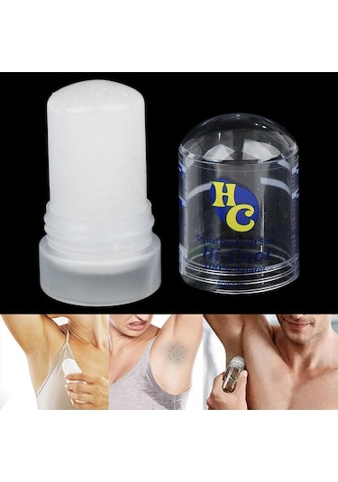 Kadınlar Ve Erkekler Koltuk Altları İçin Doğal Deodorant Şap Çubuğu Kristal Terlemeyi Önleyici