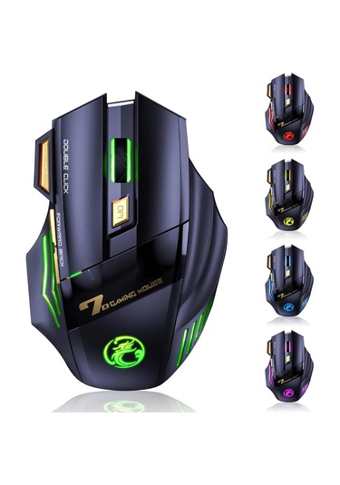 İmce Gwx7 Kablosuz Şarjlı Rgb Gaming Mouse Sessiz Tık Oyun Faresi 3200dpı 7 Tuş -