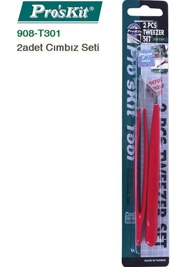 Proskit 908-t301 Düz-eğri Cımbız Seti 2adet