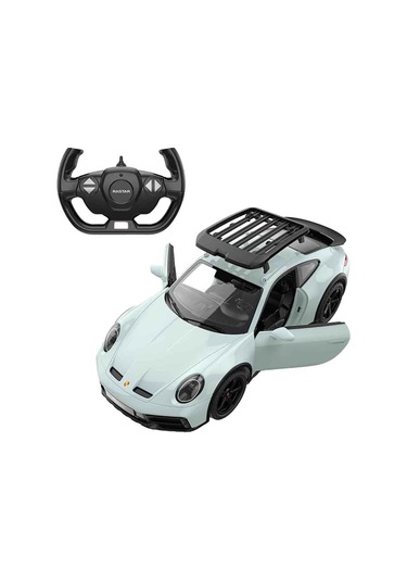 1:14 Porsche 911 Dakar Standard Version Uzaktan Kumandalı Araba 2.4 Ghz, Full Fonksiyon, Kapıları Beyaz