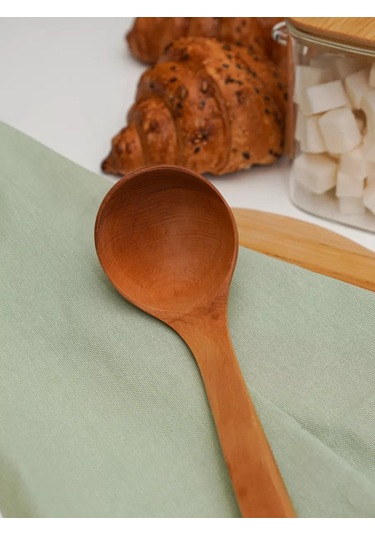 Topichome Ahşap Kepçe, Çevre Dostu Yarı Kepçe 176210664 Kahverengi