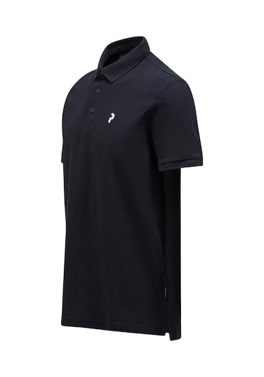 Peak Performance Peak Performance Classic Cotton Erkek Siyah Polo Tişört Blk Siyah