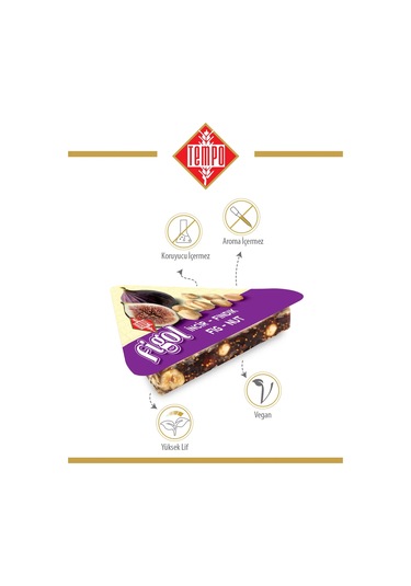 Figol Fındıklı İncirli Bar Üçgen 40 G X 12 Adet