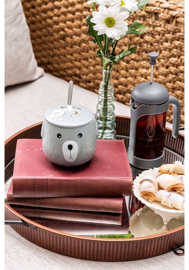 Sevimli Gri Ayıcık  Kupa Bardağı & Fincan (2)