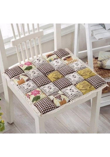 Flybuy Bosphorusboutique Veranda Sandalye Koltuk Yastık, Yumuşak Suntek Stil, Ev Dekorasyonu Renkli Seçenekler Çok Renkli