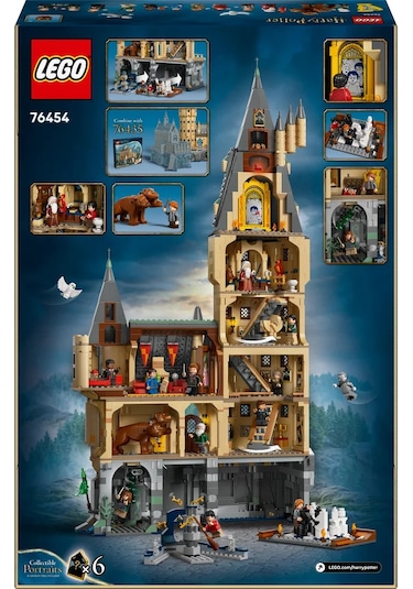 LEGO® Harry Potter™ Hogwarts™ Şatosu: Ana Kule 76454 - 10 Yaş ve Üzeri Çocuklar için Koleksiyonluk Yaratıcı Oyuncak Yapım Seti (2135 Parça)