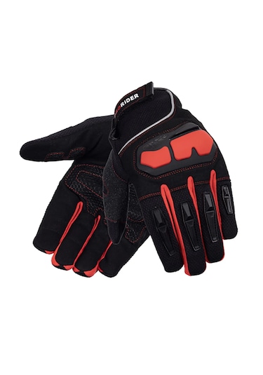 Shadow Korumalı Motosiklet Eldiveni Darbe Emici, Kaymaz, Nefes Alır