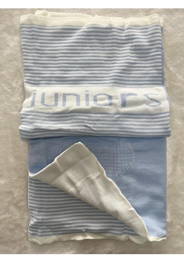 160543 Pc Juniors Yazılı Triko Battaniye-fuşya Mavi