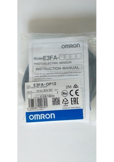 Omron Fotosel Sensör E3Fa-Dp12 2M