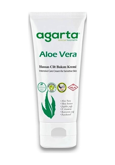 Agarta Doğal Aloe Vera Nemlendirici Cilt Kremi 2 x 75 ML