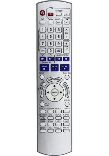 Crackedice Panasonic Dvd Ev Sinema Sistemi İçin Uzaktan Kumanda