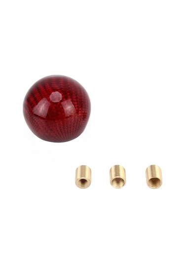 Tongxida Evrensel Otom. Ve Man. Araç Shifter Kapağı Karbon Fiber Topu Vites Topuzu Std