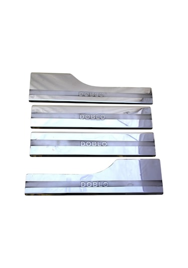 Fiat Doblo Krom İç Kapı Eşiği Takımı 2010-2022 Arası Paslanmaz Çe N11.3874