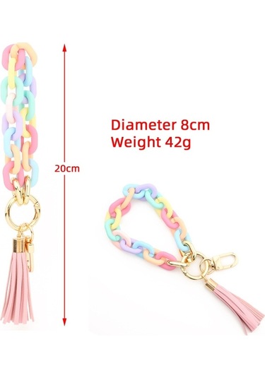 Sones Akrilik Anahtarlık Renkli