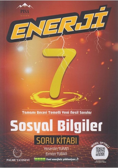 7. Sınıf Enerji Sosyal Bilgiler Soru Kitabı- Palme Eğitim