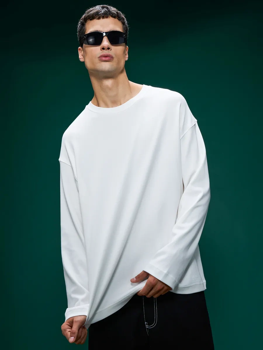 Tvoe Pamuklu Oversize Uzun Kollu 462771320 Beyaz