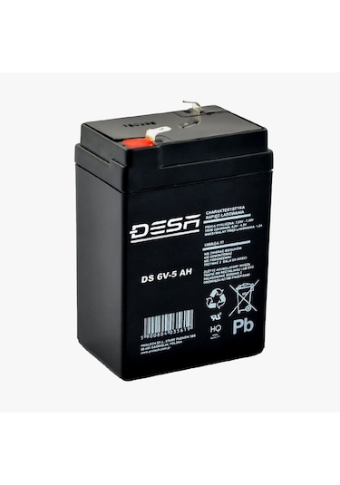 Desa Ds6-5 ,6v/5ah 70x47x101 Mm Kuru Akü