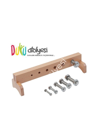 Montessori Vida Somun Çalışma El Beceri Gelişim Oyunu