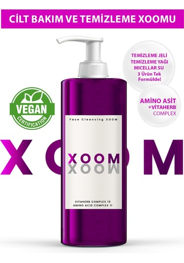 Procsın Xoom 3 İn 1 (Temizleme Yağı + Temizleme Jeli + Micellar Su) Bakım Ve Temizleme Xoomu 150 ML