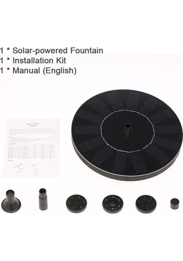 Novahub Güneş Enerjili Çeşme Pompası Kuş Banyosu İçin Yüzen Çeşme Yeni Tasarım 1.4w Taşınabilir Su Pompası Bahçe Veranda Gölet Havuz Akvaryum Gölet Dekorasyonu İçin