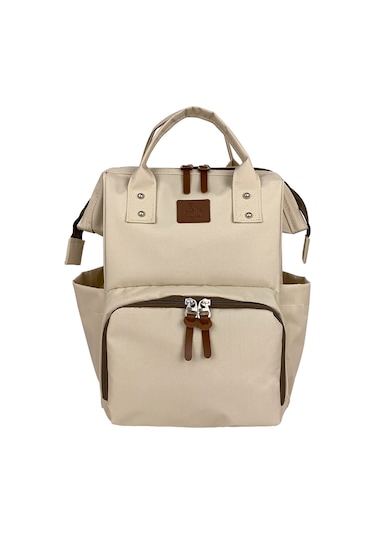 Bye Bye Paris Stylo Anne Bebek Bakım Sırt Çantası Bej