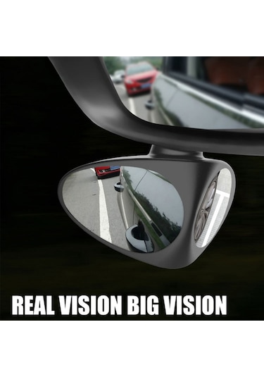 Yunboo 3r-046 Siyah Sağ Tekerlek Aracı Yardımcı Ayna, Kör Noktaları Engelle, Geniş Açı Görüş, Kolay Kurulum, Tüm Araçlar İçin Evrensel