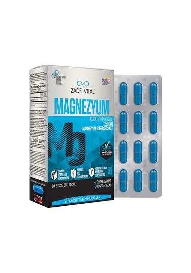 Zade Vital Magnezyum 60 Kapsül