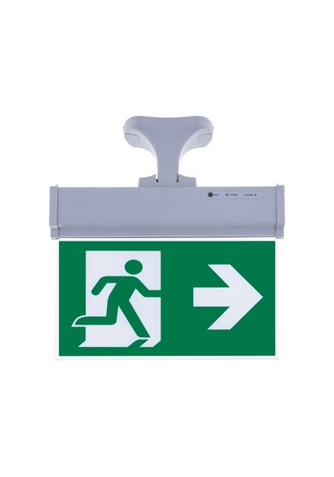 Sg071-s1 Çift Yönlü Acil Yönlendirme Armatürü Askı Aparatlı Sağ-sol Açık Yeşil