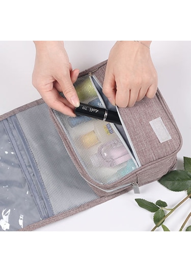 Weekeight Taşınabilir Seyahat Örgü Tasarım Çanta Rose Pembe