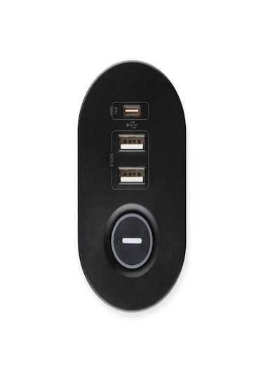 Masa Tutacaklı Akım Korumalı 2xusb-a, 3'lü Priz, Pd 20w 1usb-c Te