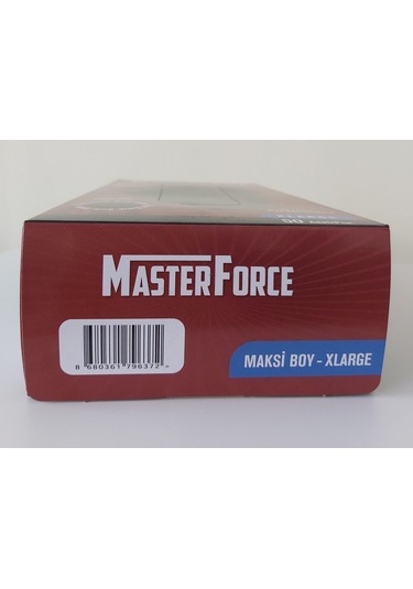 Masterforce Siyah Nitril Kalın Eldiven Xlarge(Xl)Beden